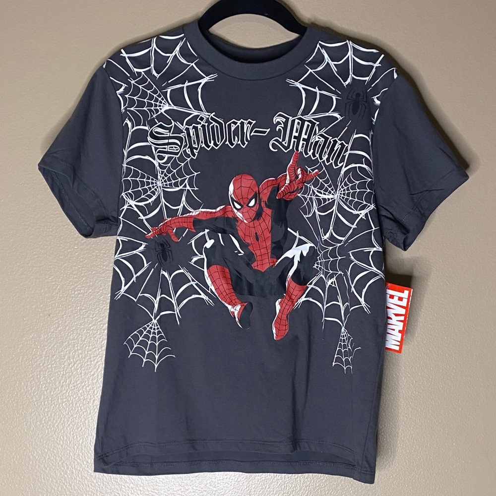 Marvel Spider-Man Grey and Red Kids‎ Tee